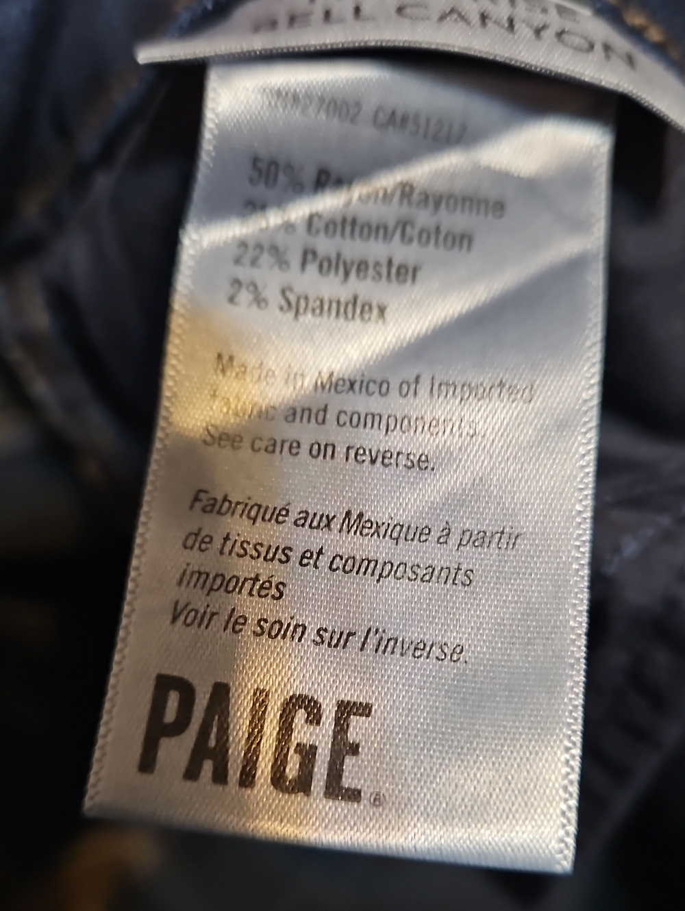 Paige Bell Canyon High-Rise Denim Jeans - Picture 9 of 10